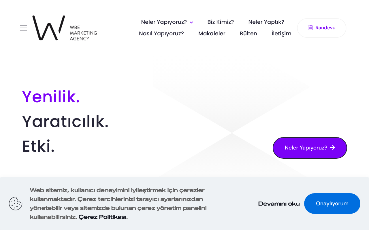WBE Digital | Dijital Pazarlama Yazılım ve Reklam Ajansı screenshot