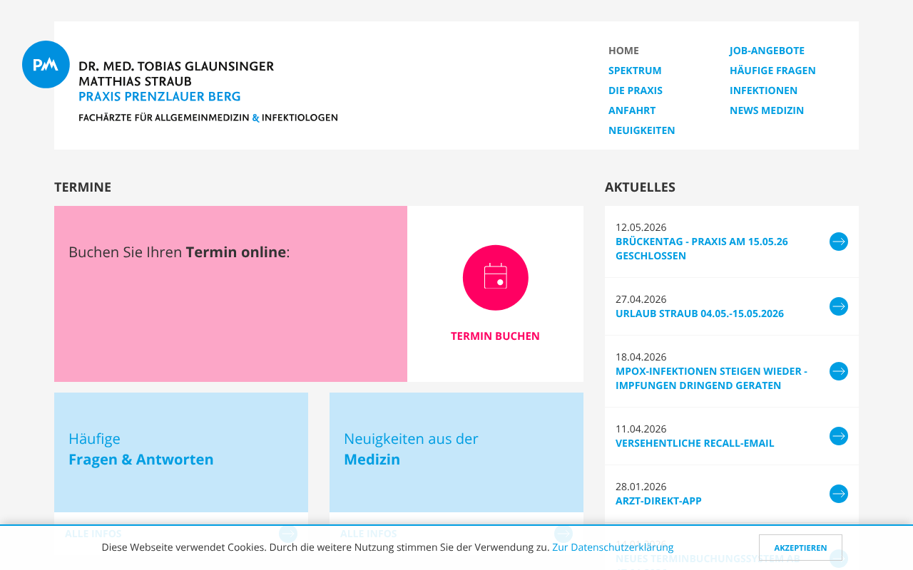 Dr. med. Tobias Glaunsinger screenshot