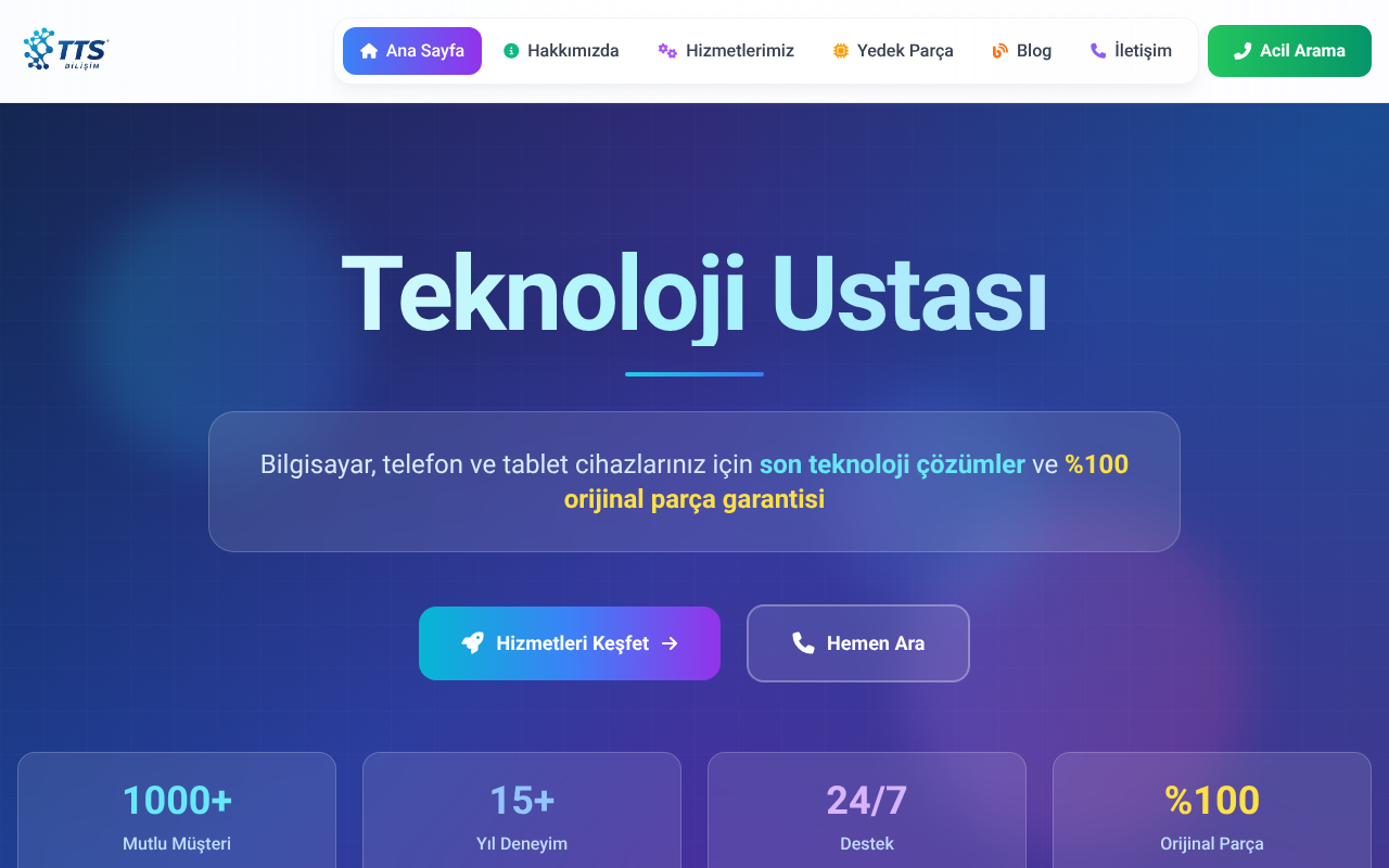 TTS Bilgisayar Teknik Servis screenshot
