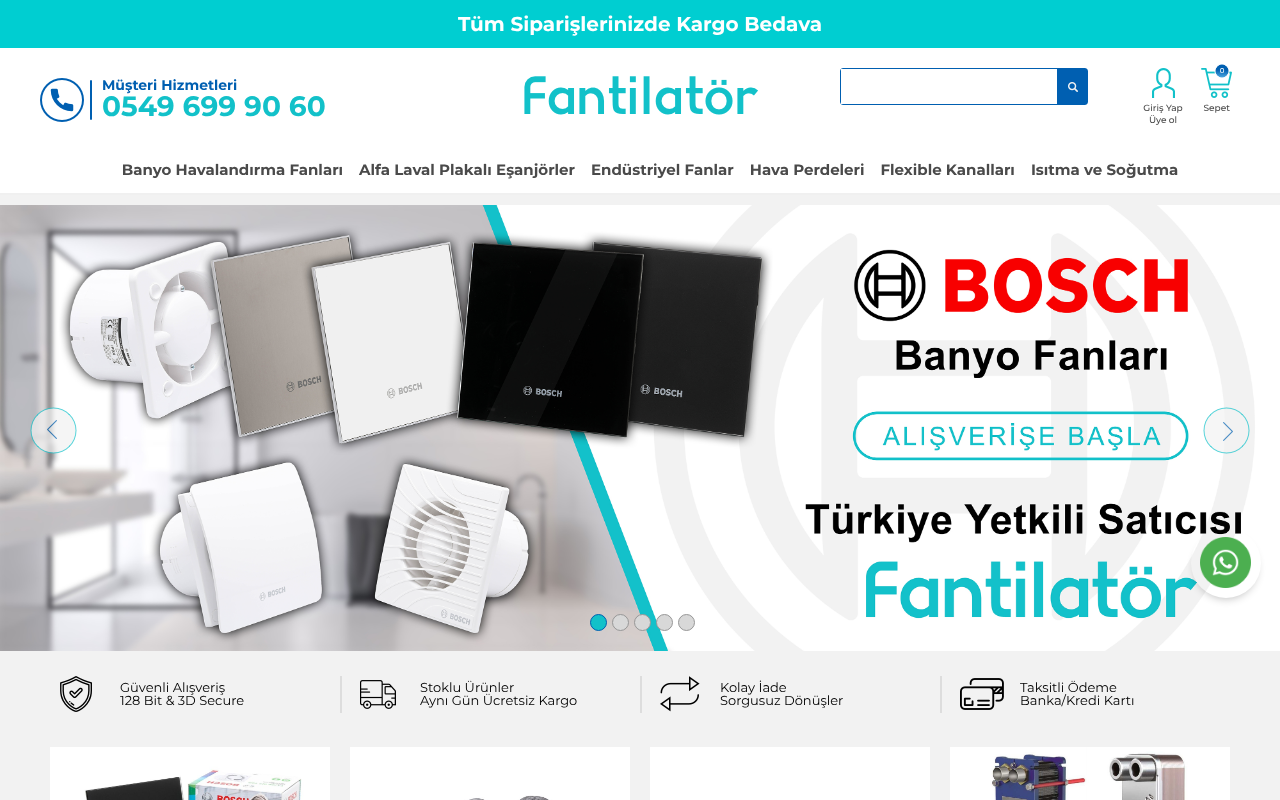 Fantilatör Havalandırma ve İklimlendirme Sistemleri Sanayi Ticaret A.Ş.