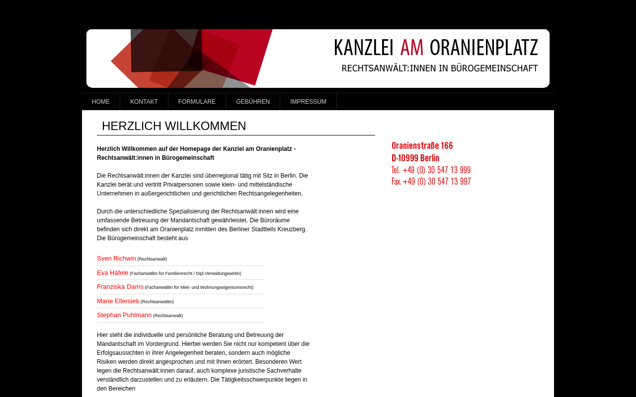 Kanzlei am Oranienplatz-Rechtsanwält:innen in Bürogemeinschaft