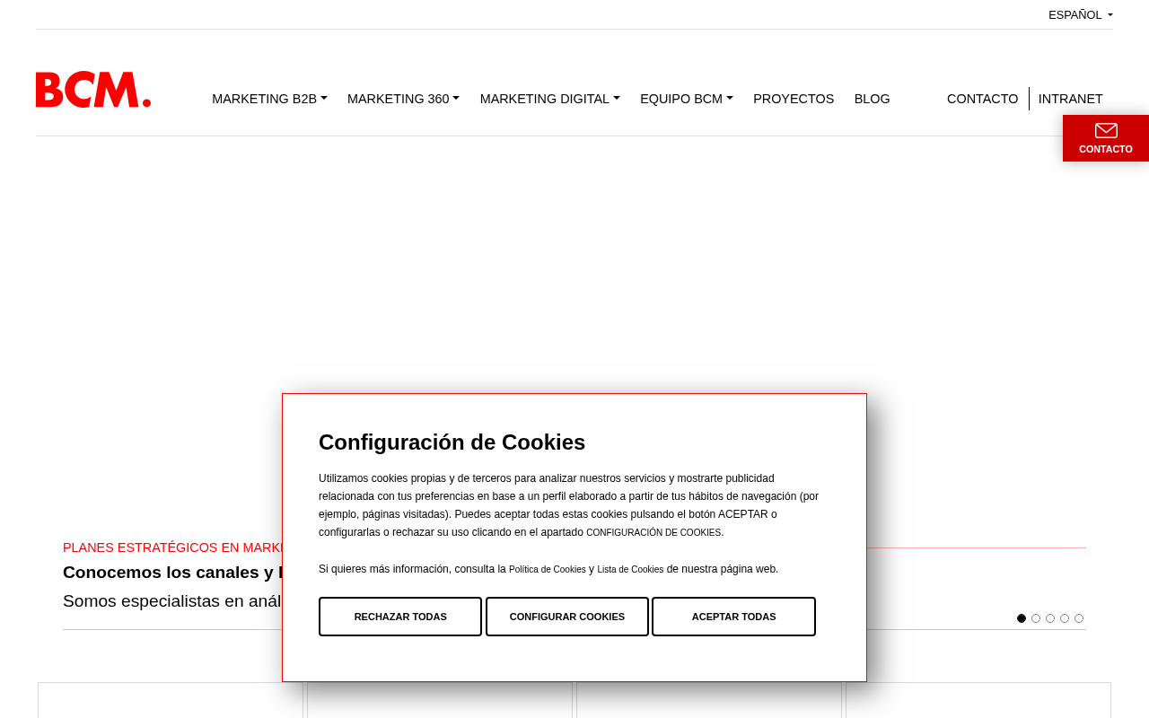 BCM Marketing screenshot