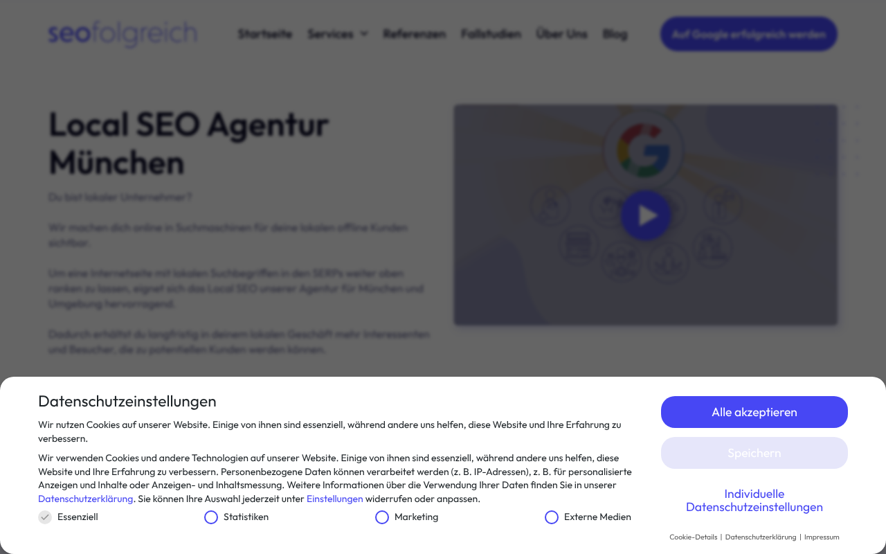 SEOfolgreich - Local SEO Agentur screenshot