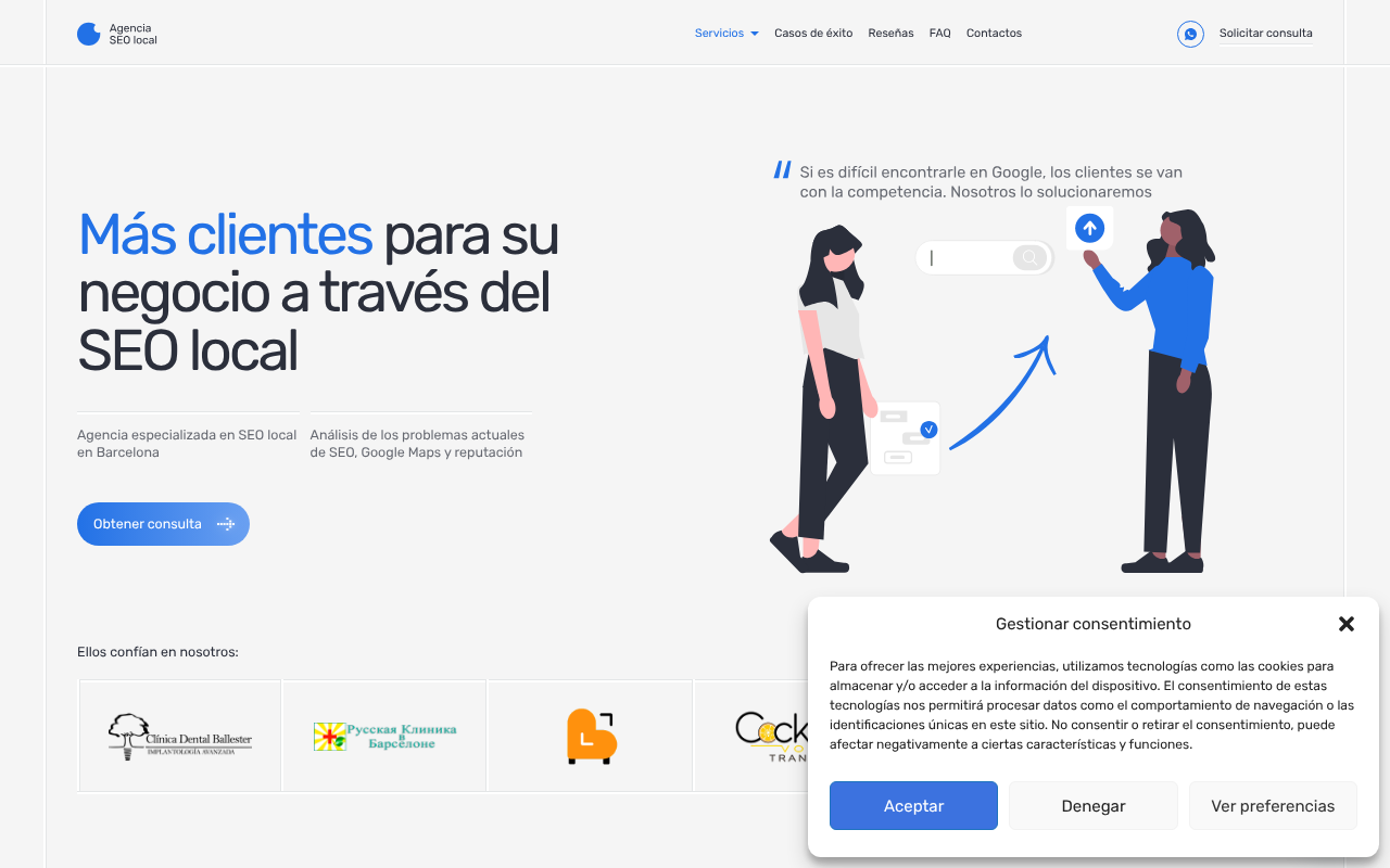 Agencia SEO Local en Barcelona screenshot