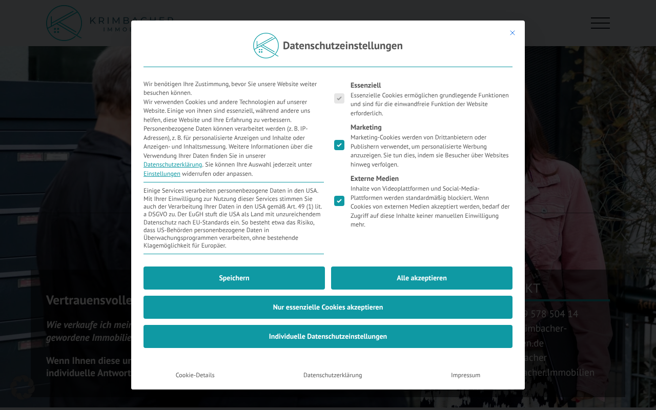 Krimbacher Immobilien — Web Directory