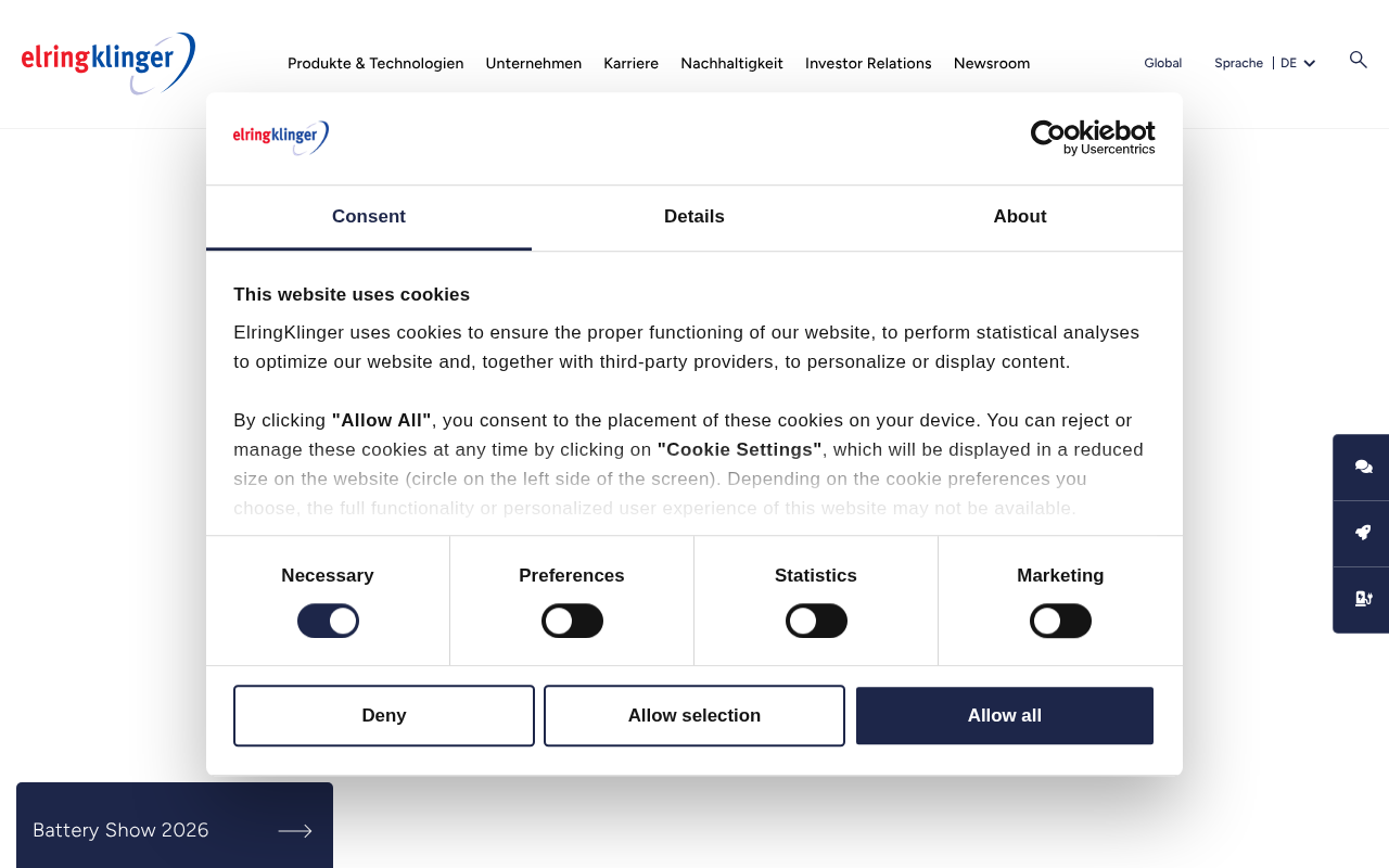 ElringKlinger AG — Web Directory
