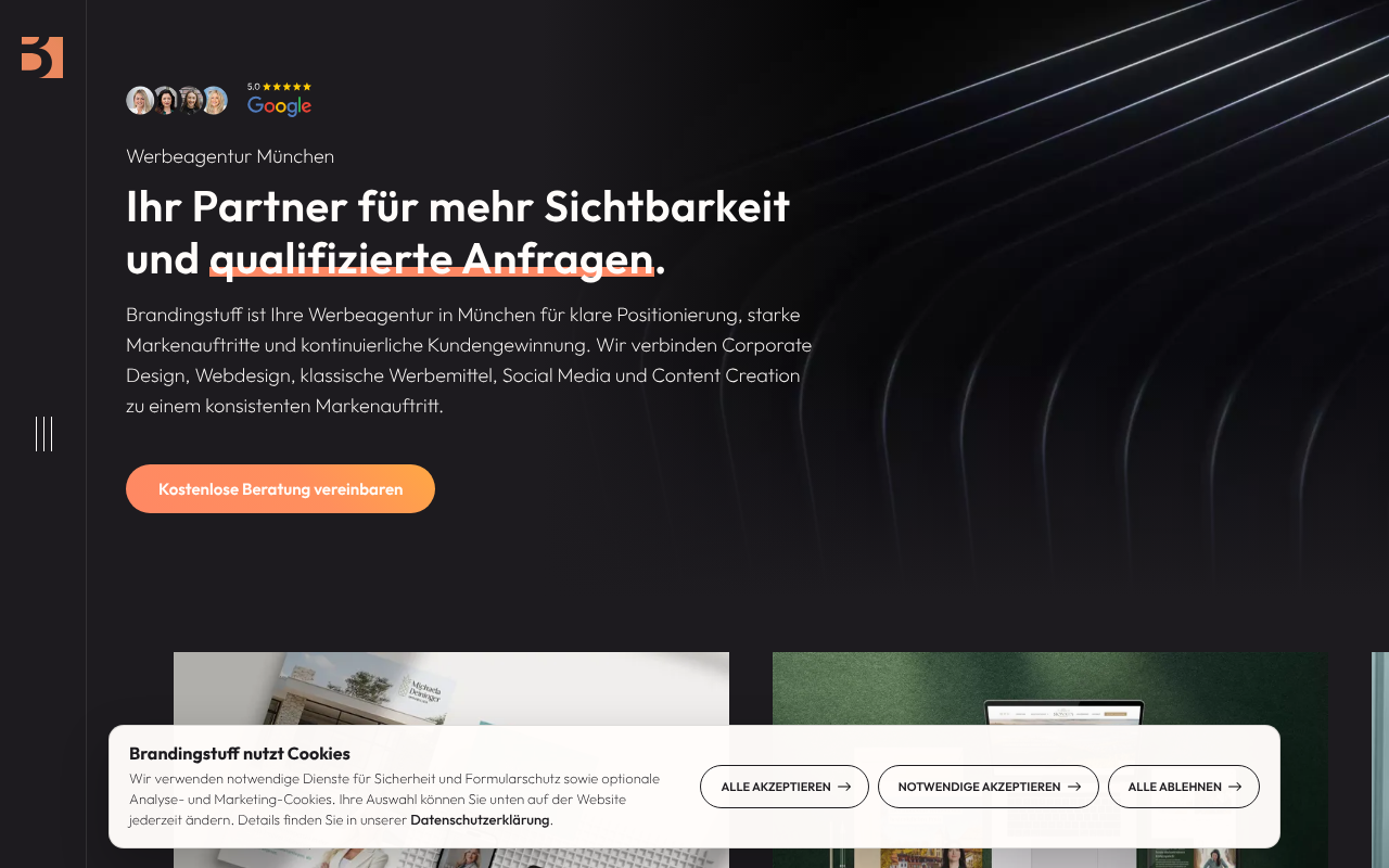 Brandingstuff Werbeagentur screenshot