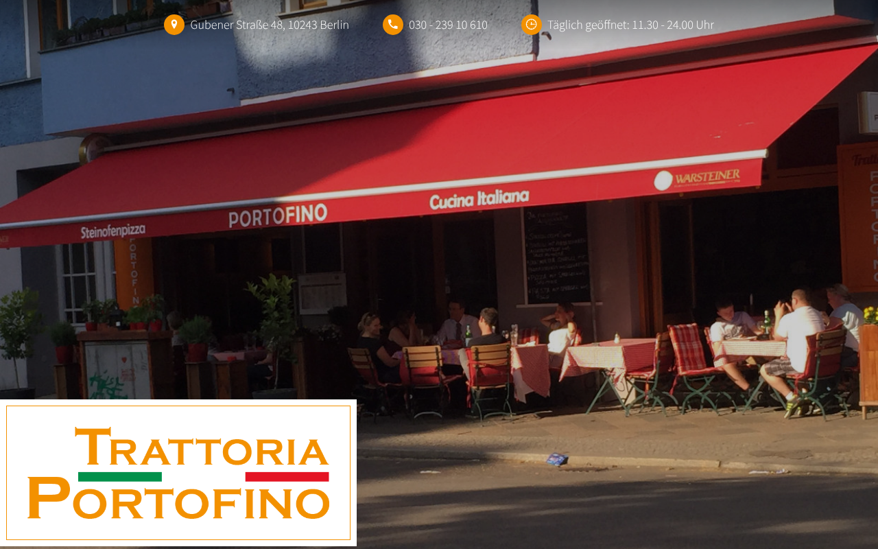 Restaurant Trattoria Portofino screenshot