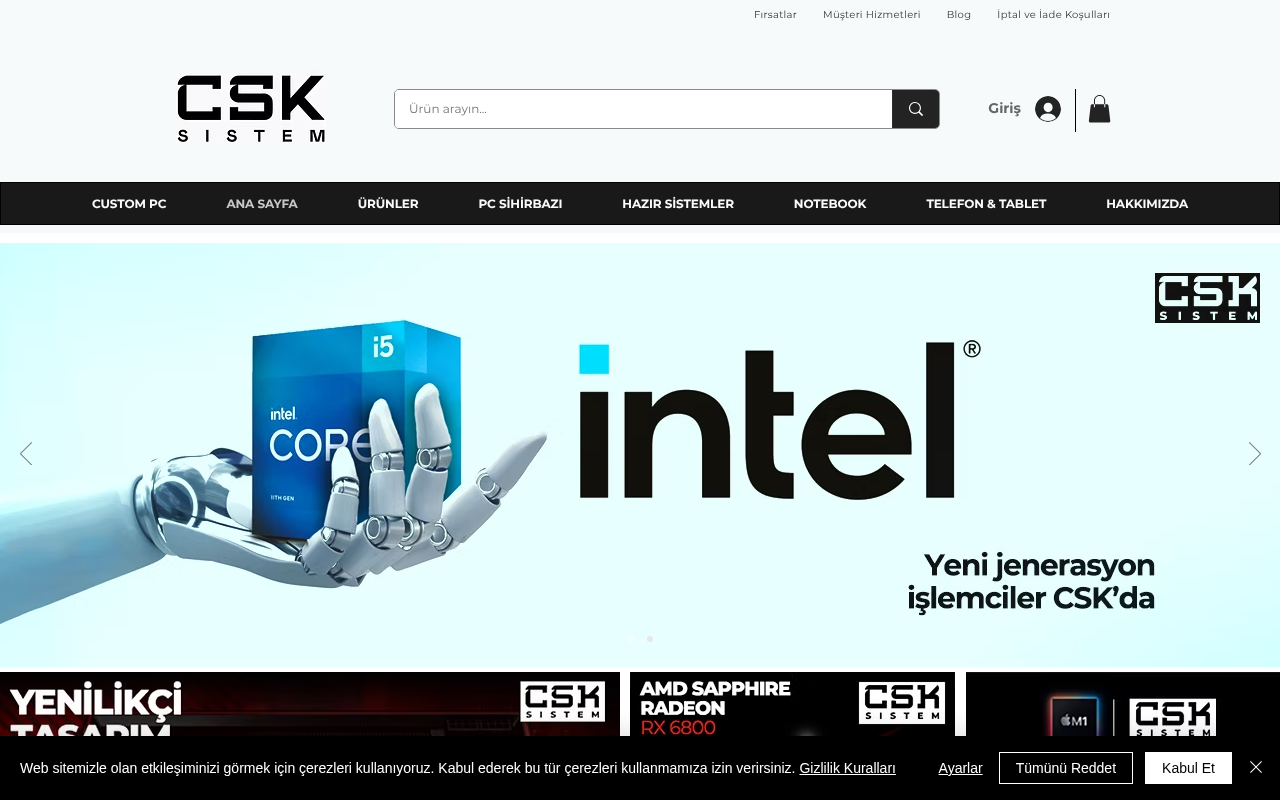 ÇSK BİLİŞİM HİZMETLERİ ELEKTRONİK DANIŞMANLIK SAN.VE DIŞ TİC.LTD.ŞTİ. screenshot