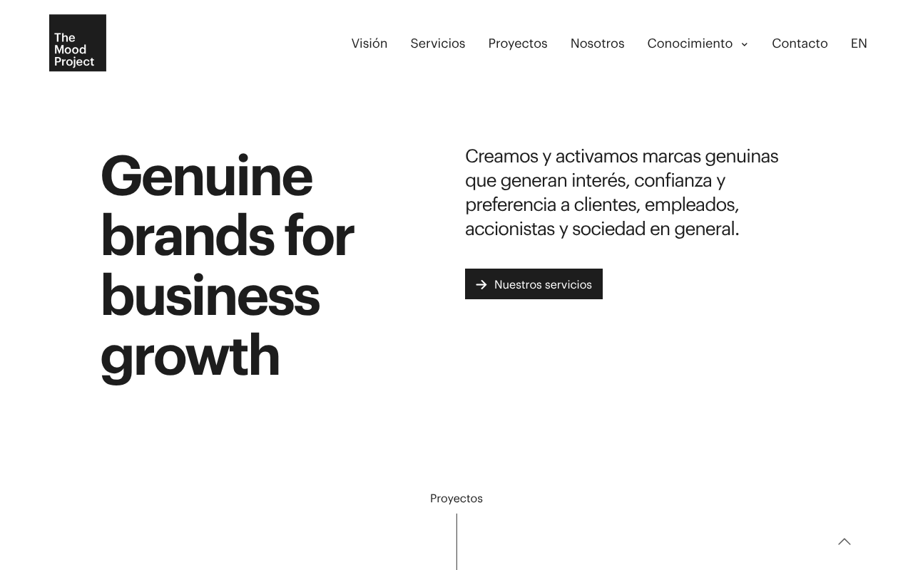 The Mood Project - Consultora de branding global screenshot