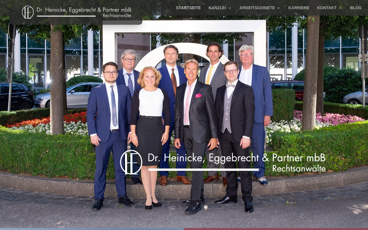 Dr. Heinicke, Eggebrecht & Partner mbB Rechtsanwälte screenshot