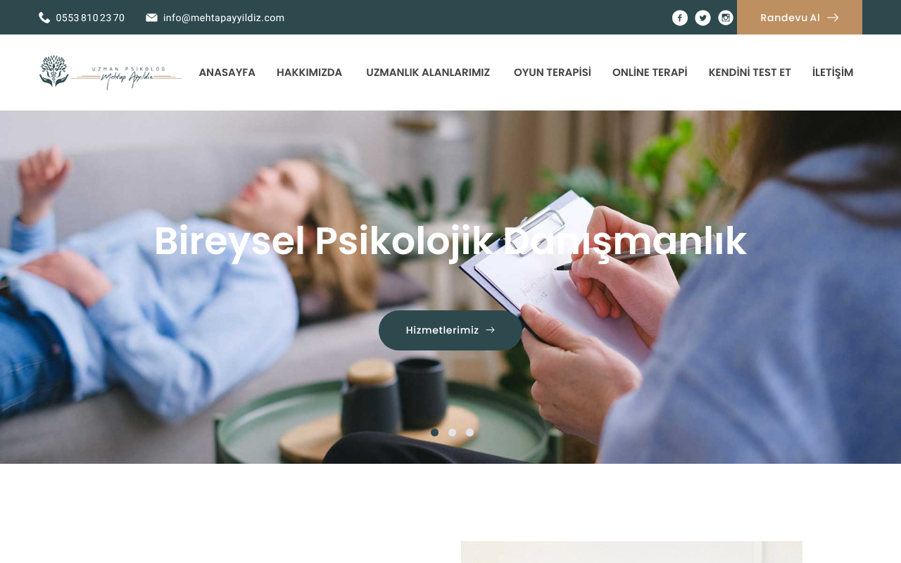 https://www.mehtapayyildiz.com screenshot