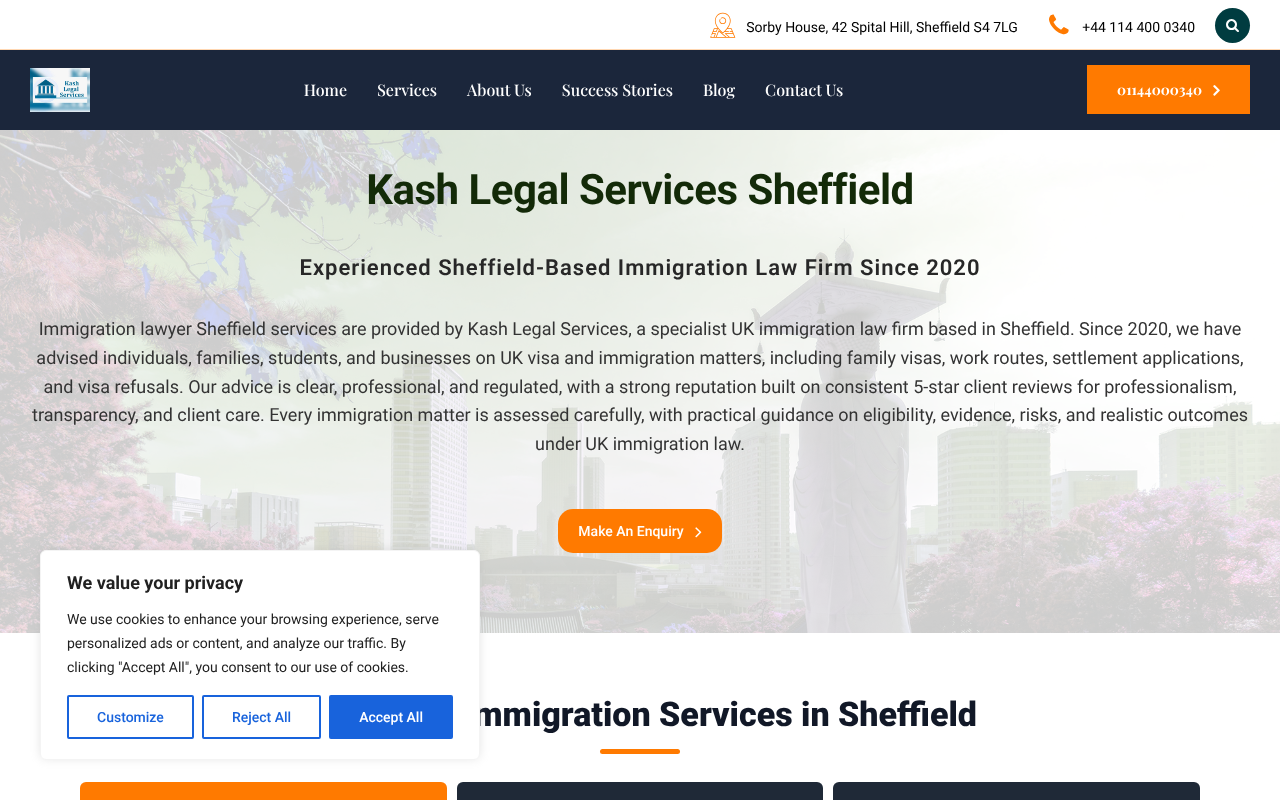 KASH LEGAL SERVICES | Immigration lawyers Sheffield