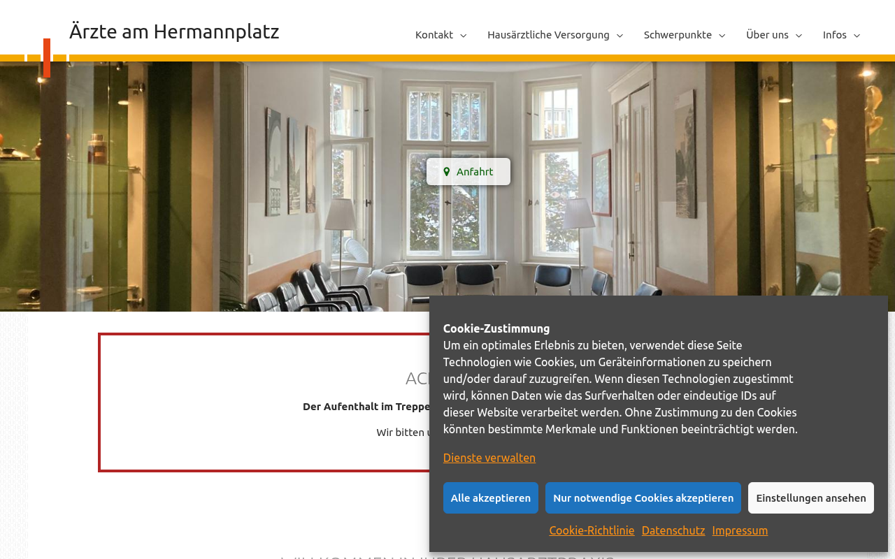 Gemeinschaftspraxis am Hermannplatz screenshot