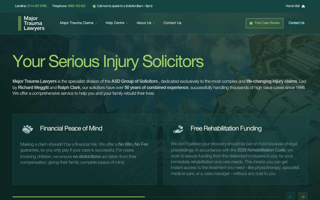 Major Trauma Lawyers