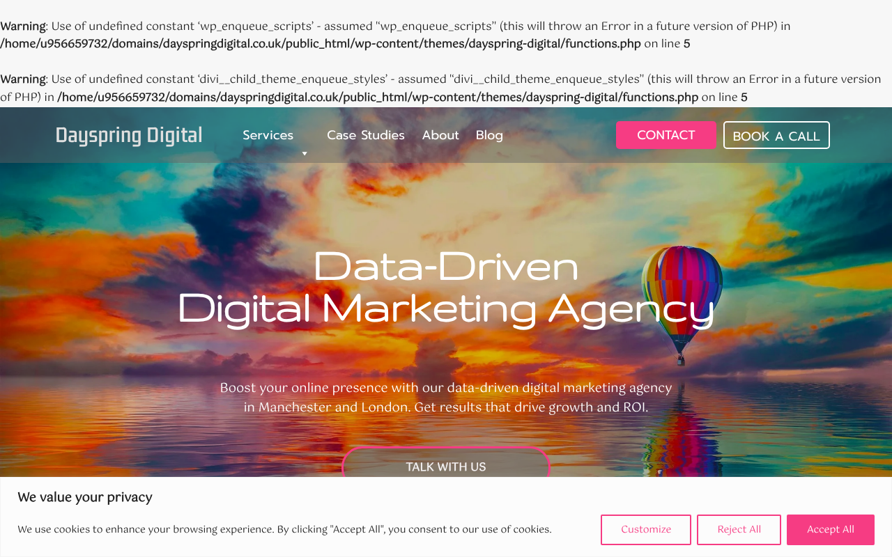 Dayspring Digital screenshot