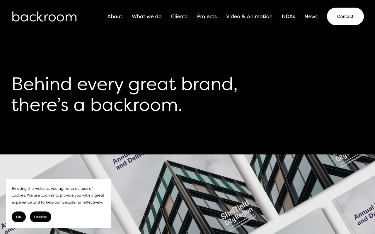 The Back Room Agency Ltd screenshot
