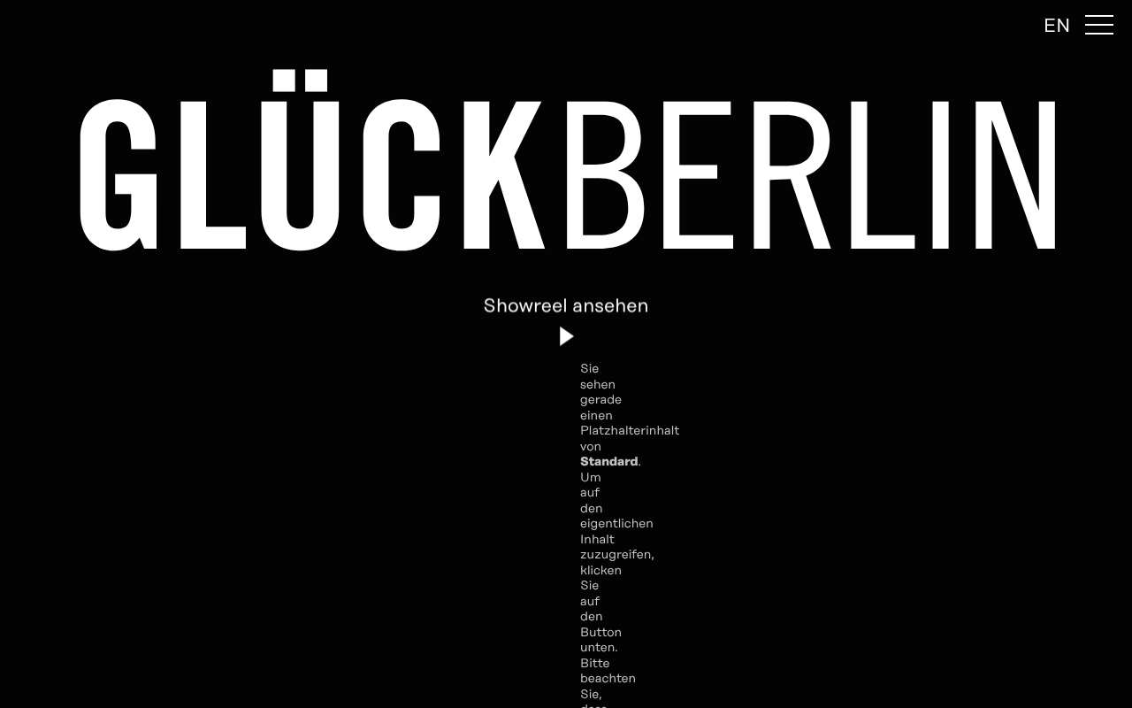 Glück Berlin Werbeagentur GmbH screenshot