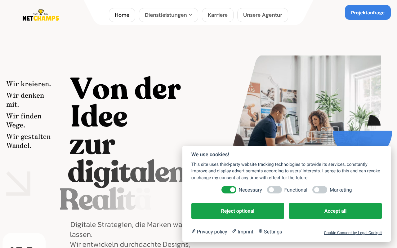 NetChamps GmbH | Werbeagentur & Webdesign in München — Web Directory