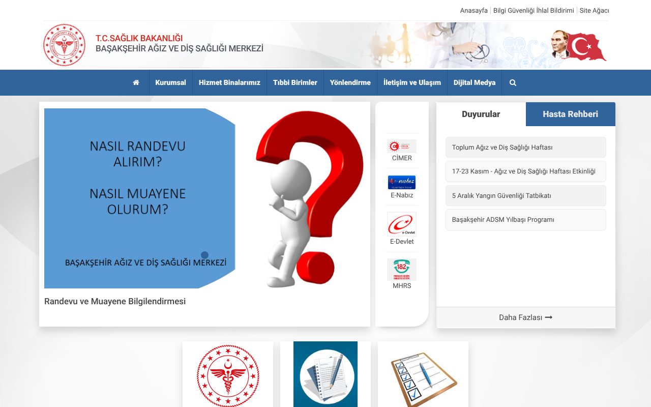 Başakşehir Ağız ve Diş Sağlığı Merkezi screenshot