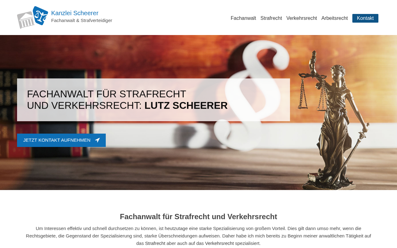 Lawyer Lutz Scheerer