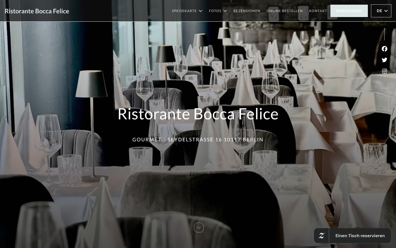 Ristorante Bocca Felice Berlin-Mitte screenshot
