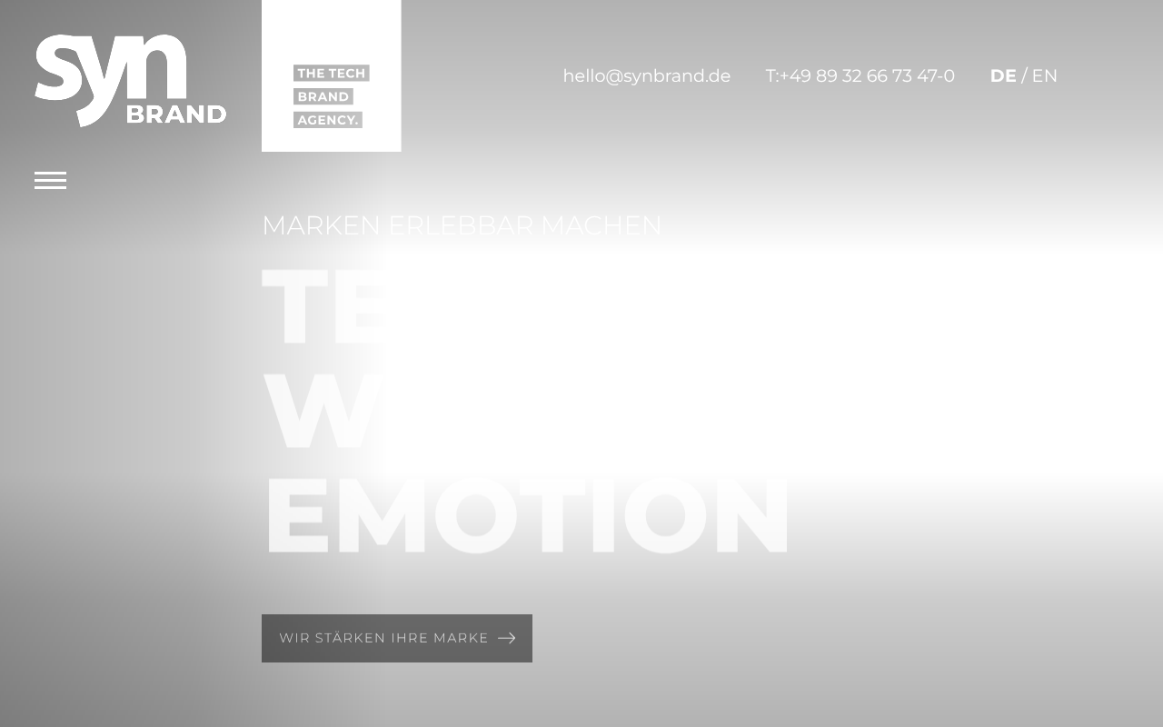 SYNBRAND I The B2B Tech Brand Agency screenshot