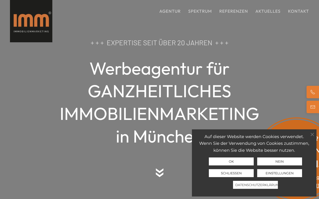 CONNECTING.ART | IMM Immobilienmarketing screenshot