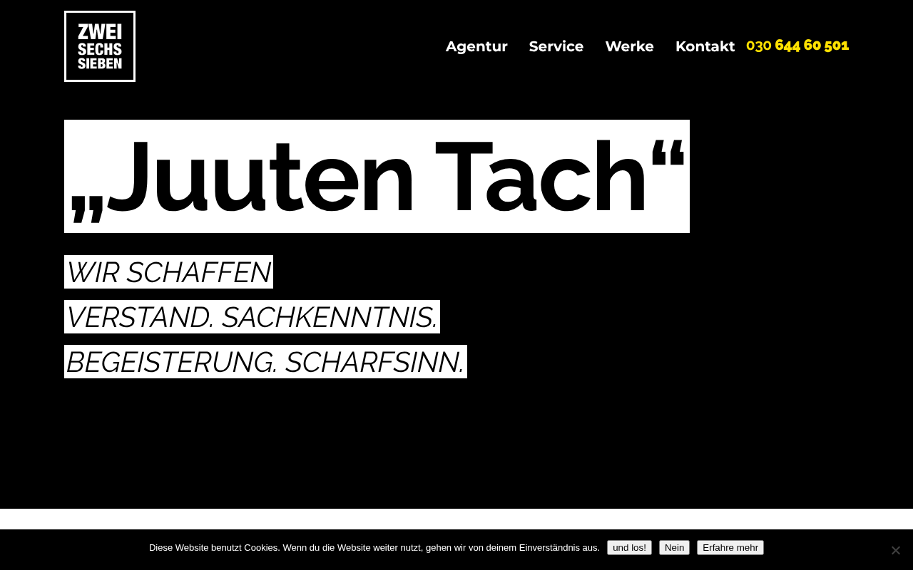 Werbeagentur | ZWEI SECHS SIEBEN KREATIVBÜRO screenshot