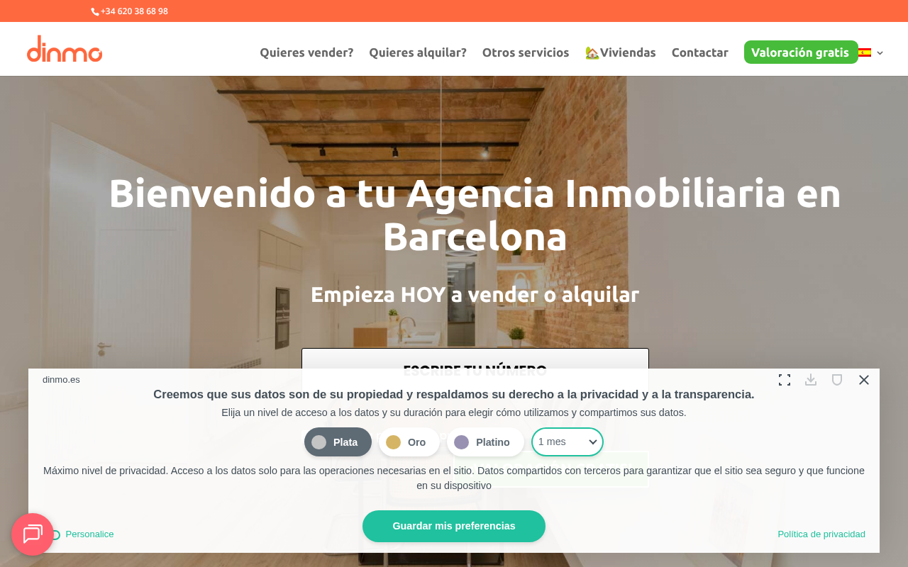 Dinmo | Inmobiliaria Barcelona screenshot