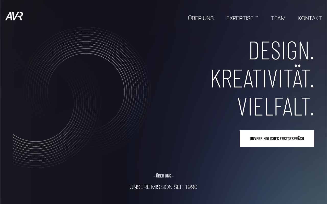 AVR Werbeagentur GmbH screenshot
