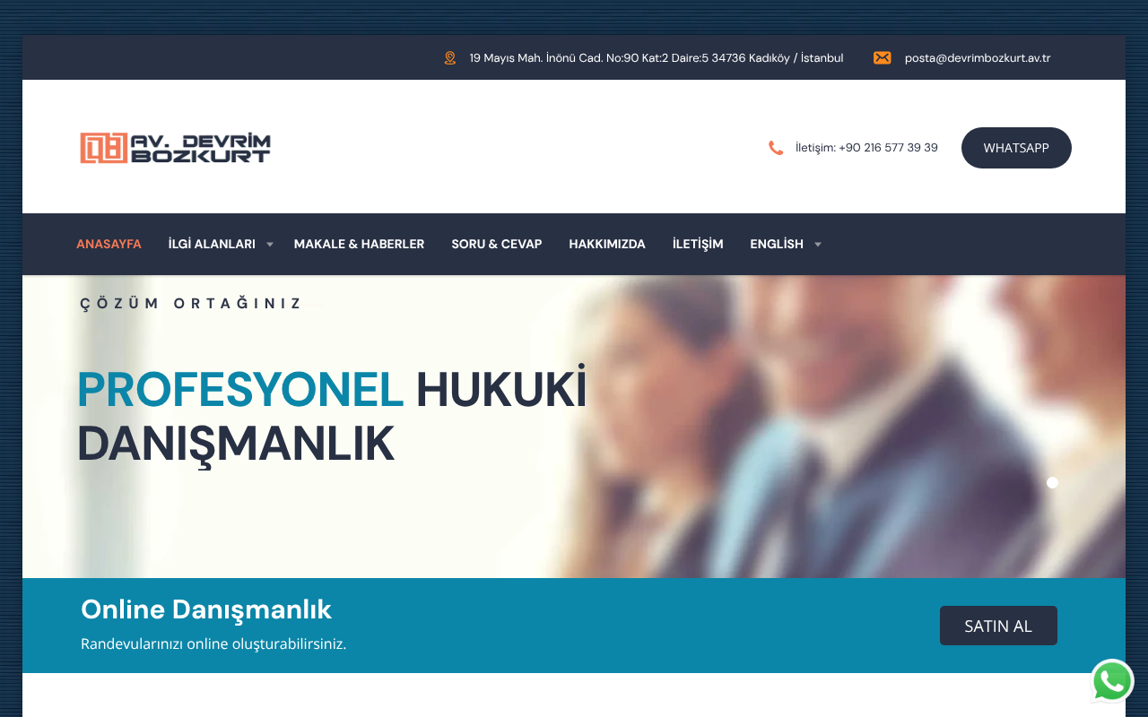 Avukat Devrim Bozkurt screenshot