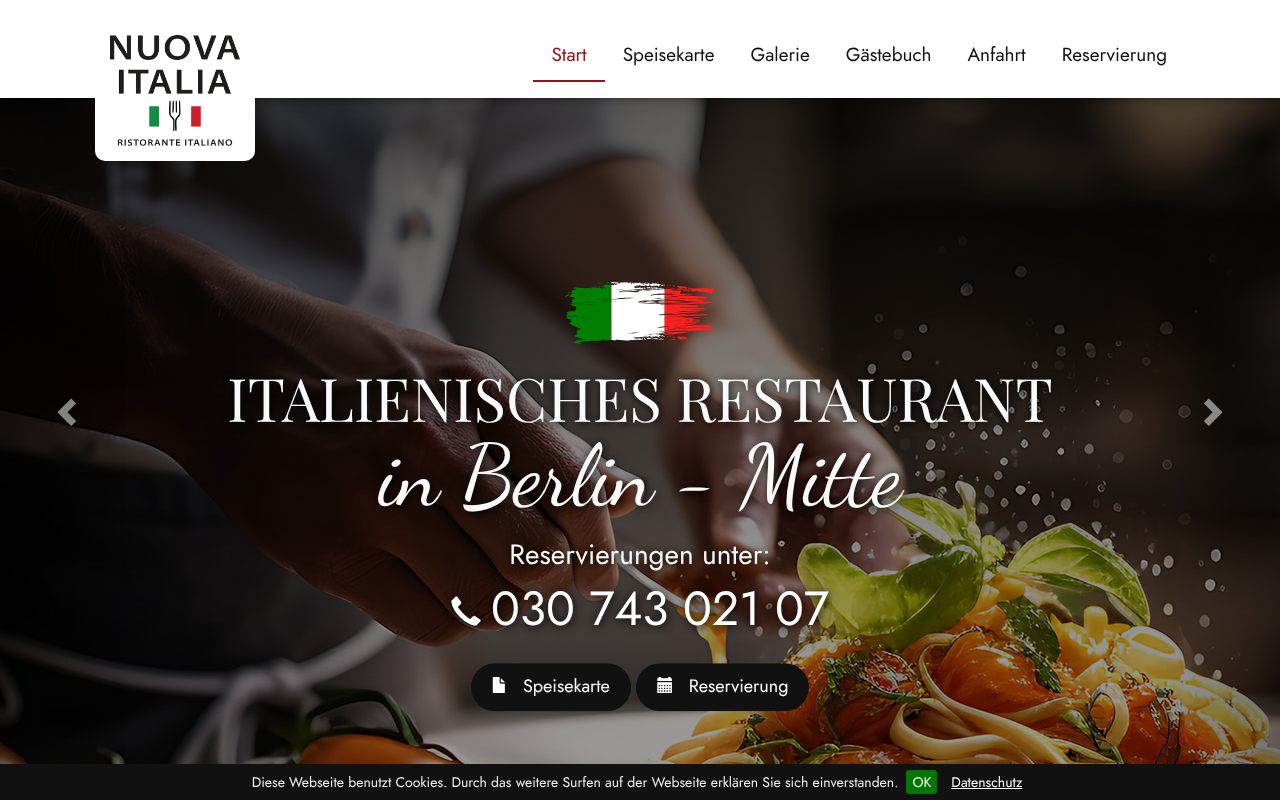 Ristorante Nuova Italia-Berlin Gendarmenmarkt screenshot