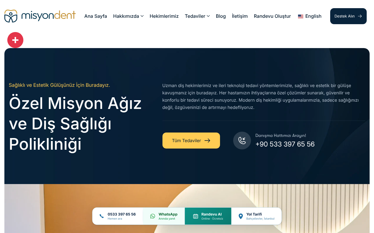 http://www.misyondent.com screenshot