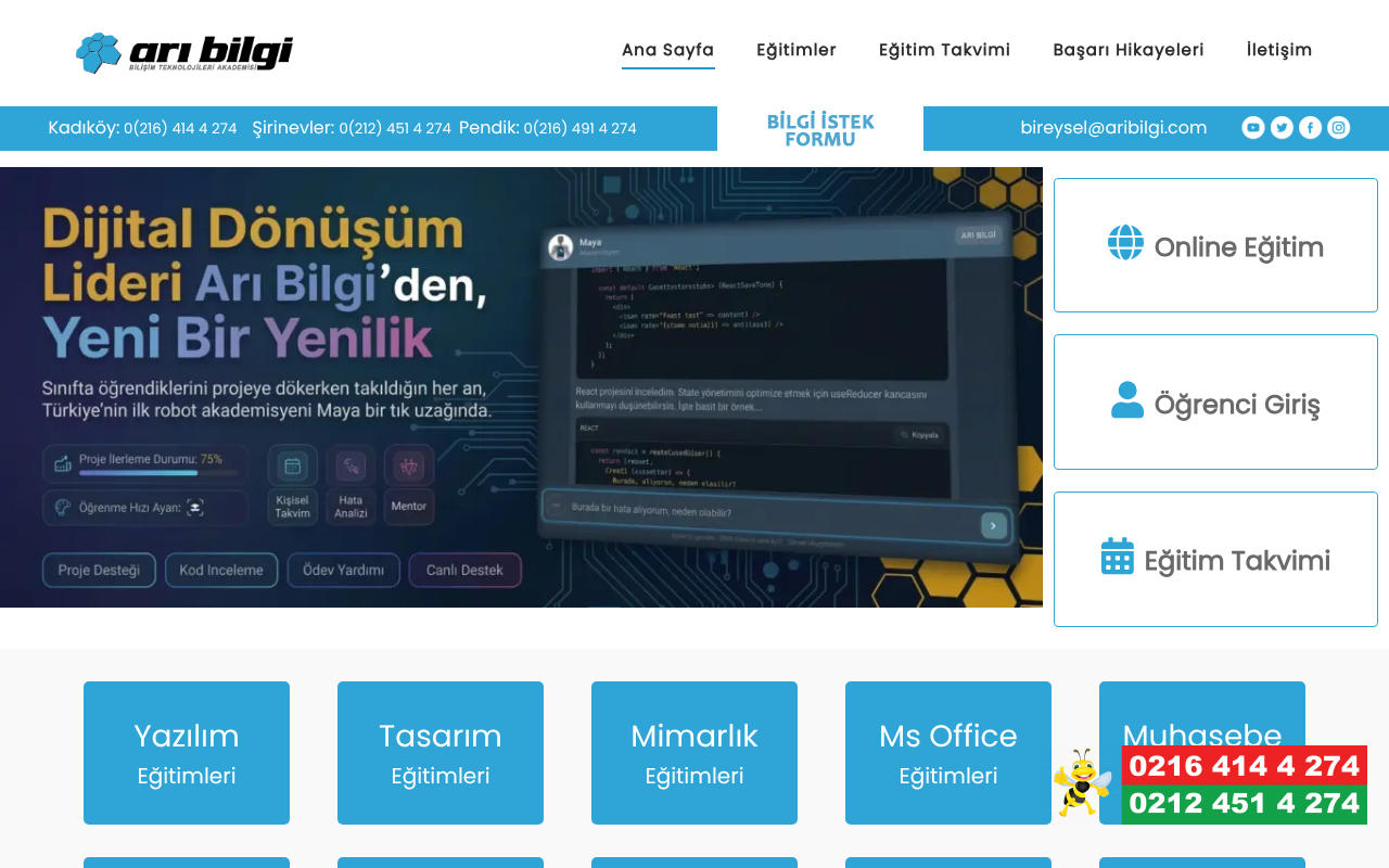 http://aribilgi.com screenshot