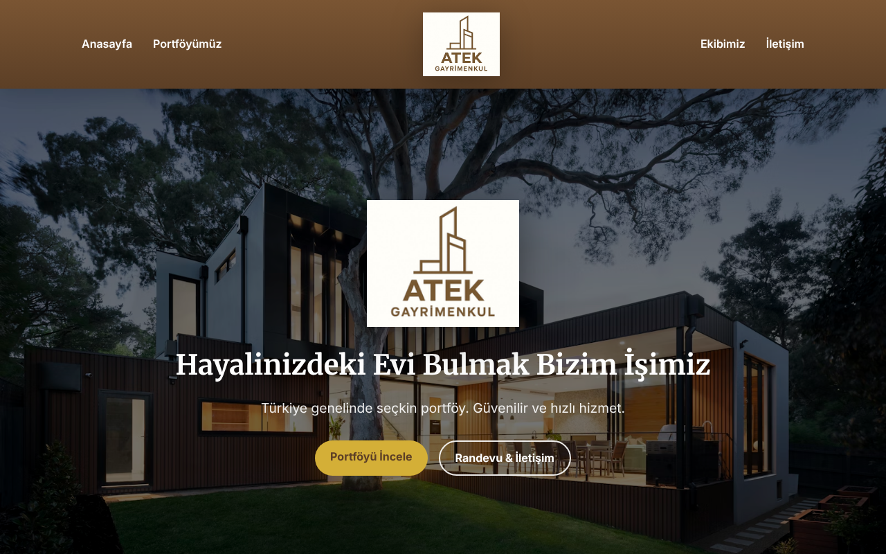 https://atekgayrimenkul.com.tr screenshot