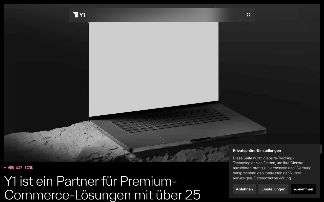Y1 Digital AG – eCommerce-Agentur screenshot