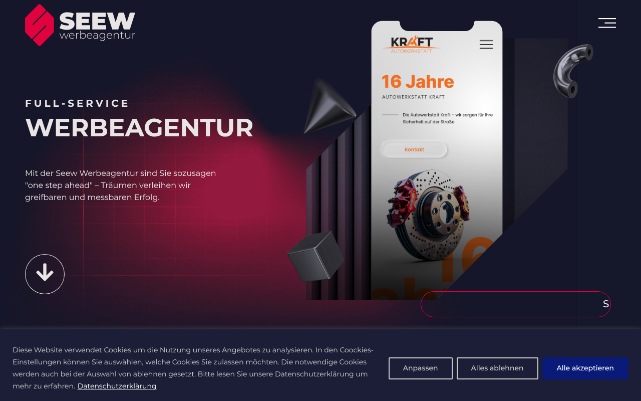 Seew Werbeagentur GmbH in München Ost screenshot