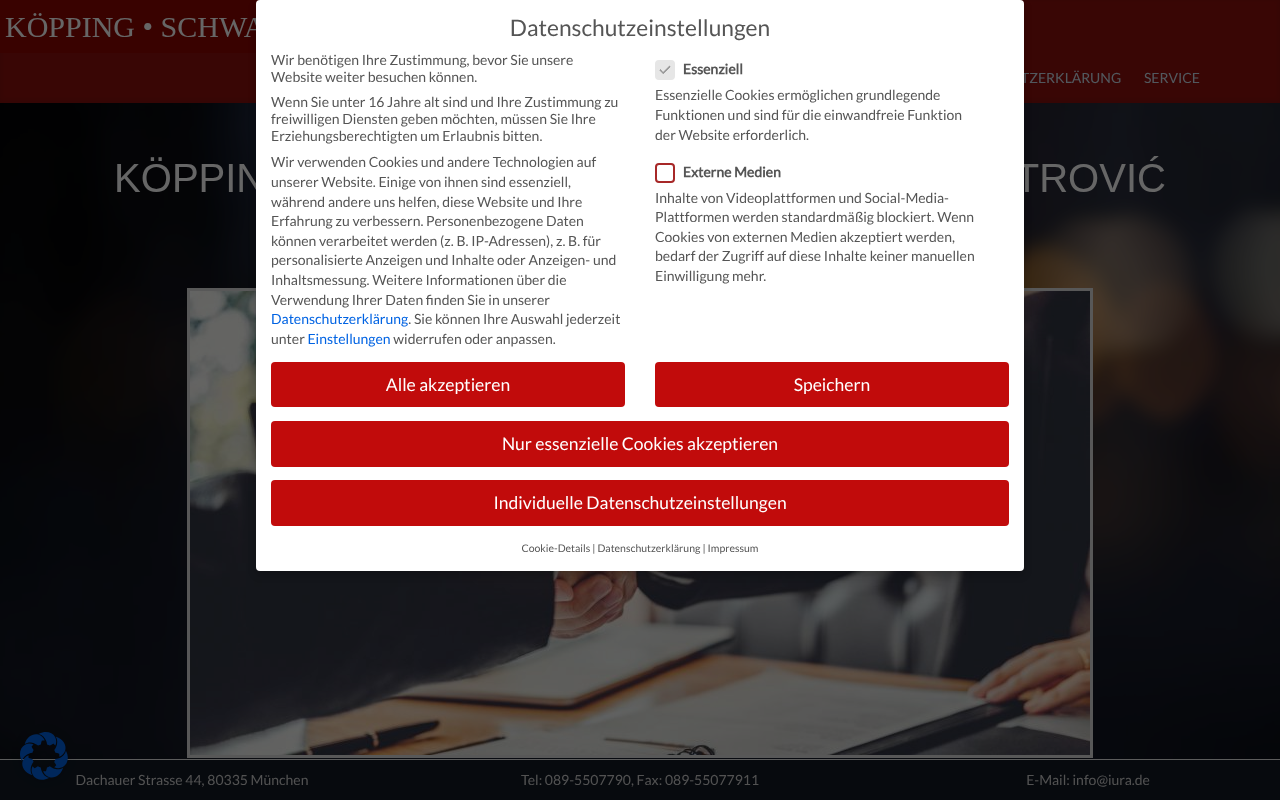 Die Anwälte für München