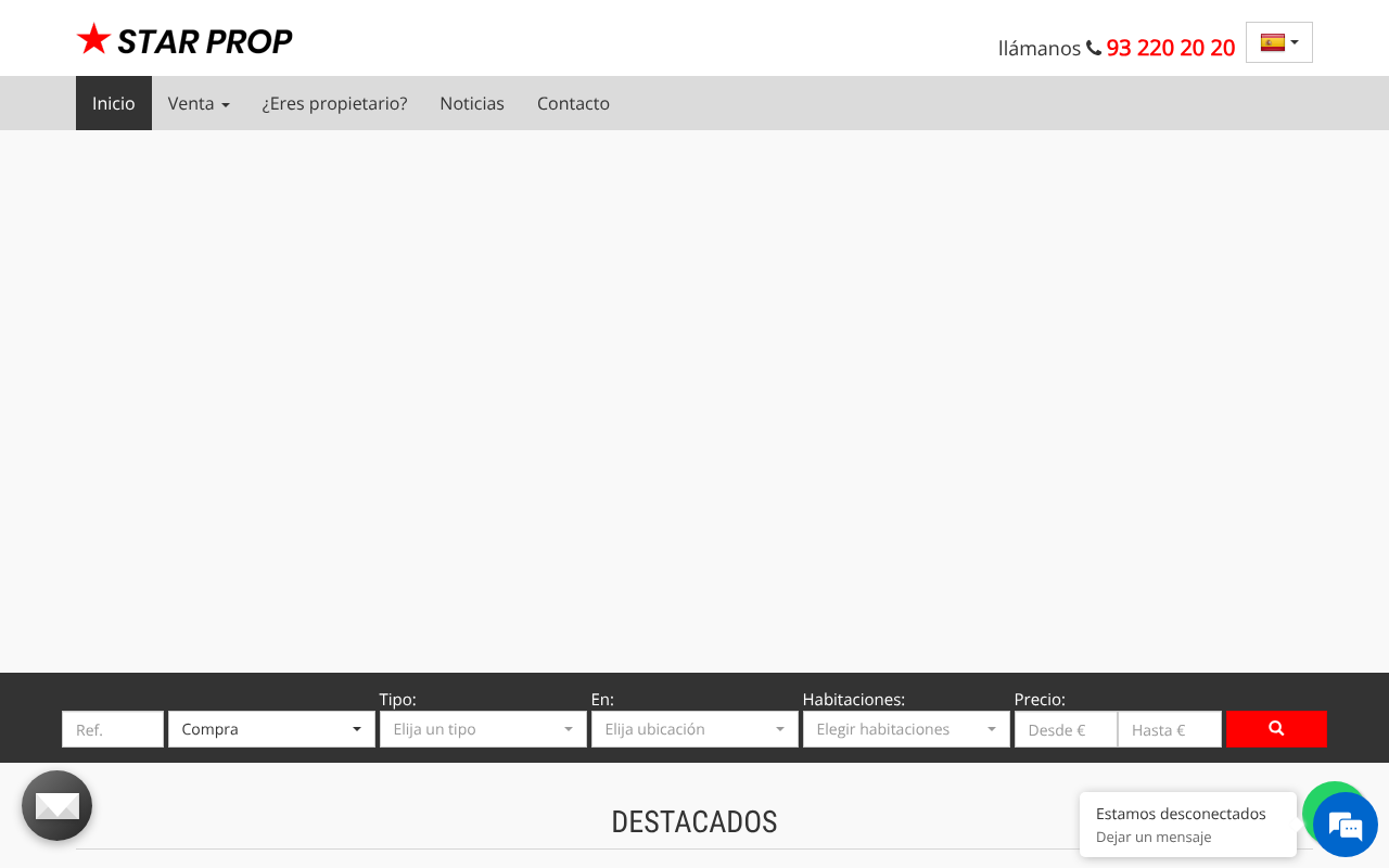 STAR PROP Inmobiliaria Barcelona screenshot