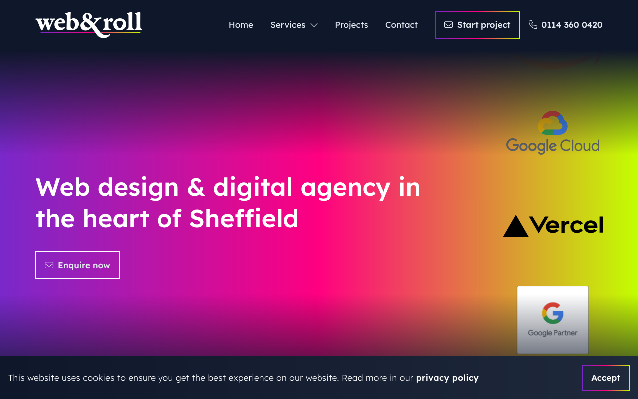 Web & Roll screenshot