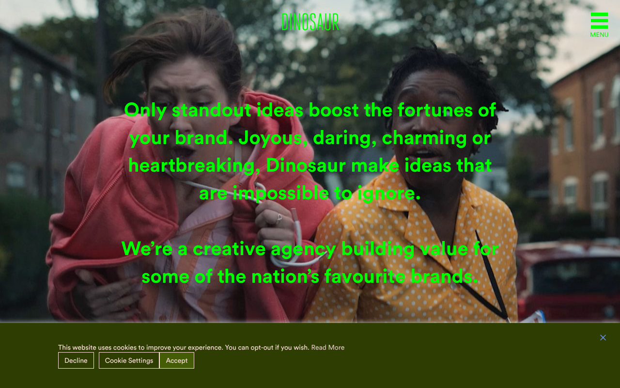 Dinosaur | Creative Communications, Manchester screenshot