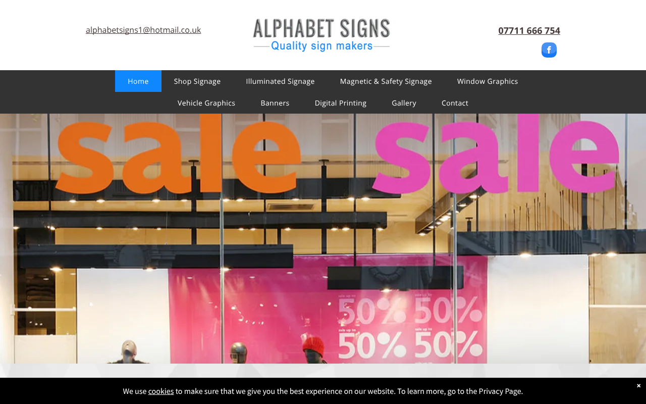 Alphabet Sign Makers Sheffield screenshot