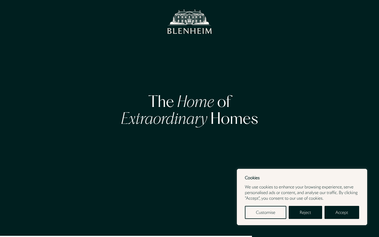 Blenheim Homes and Land screenshot
