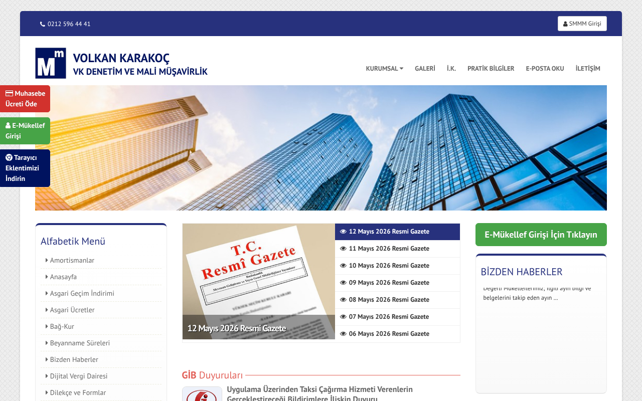 Mali Müşavir Volkan Karakoç — Web Directory
