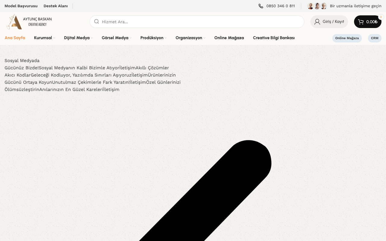 Aytunç Baskan Creative Agency Genel Müdürlük screenshot
