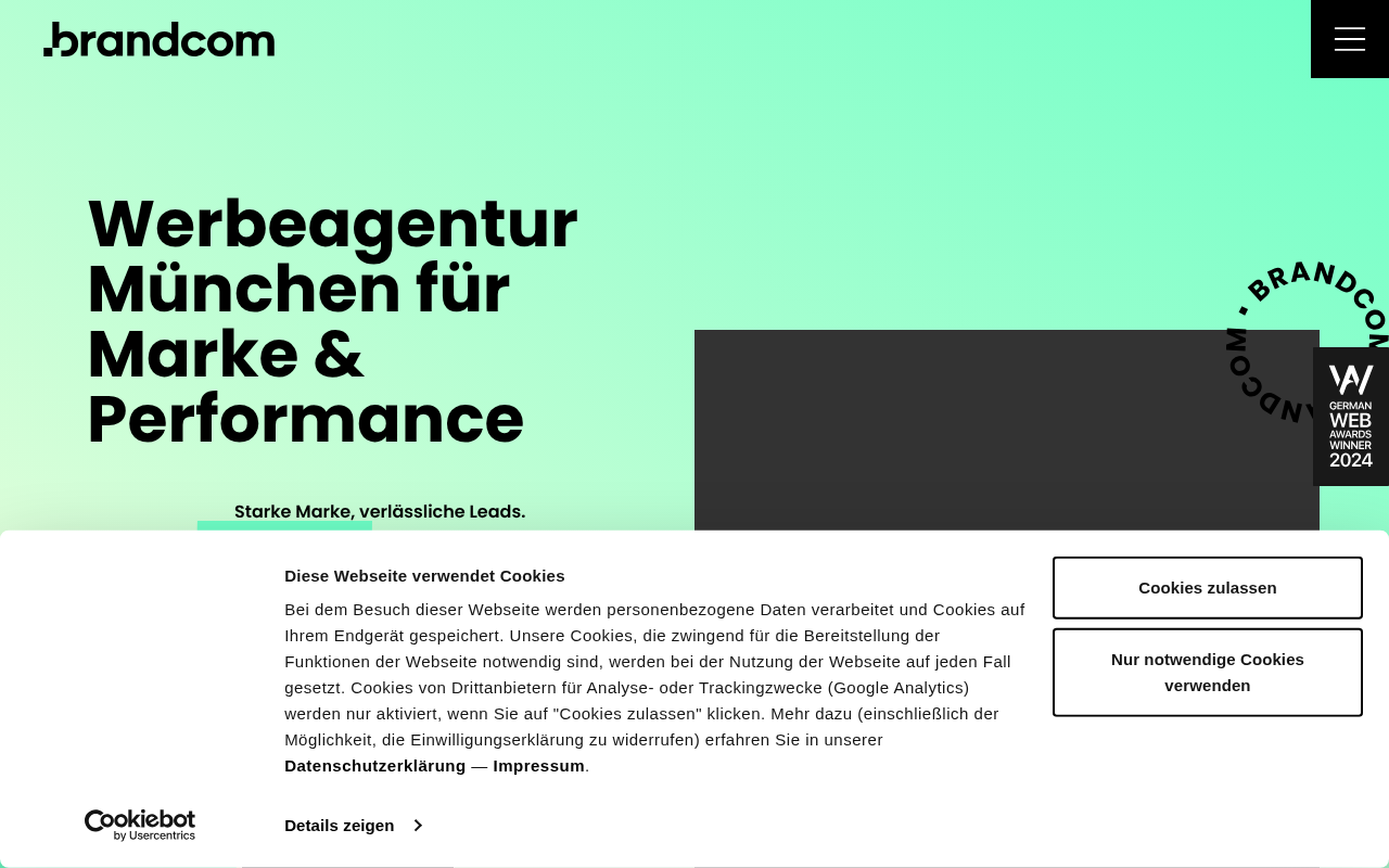 Brandcom München GmbH screenshot
