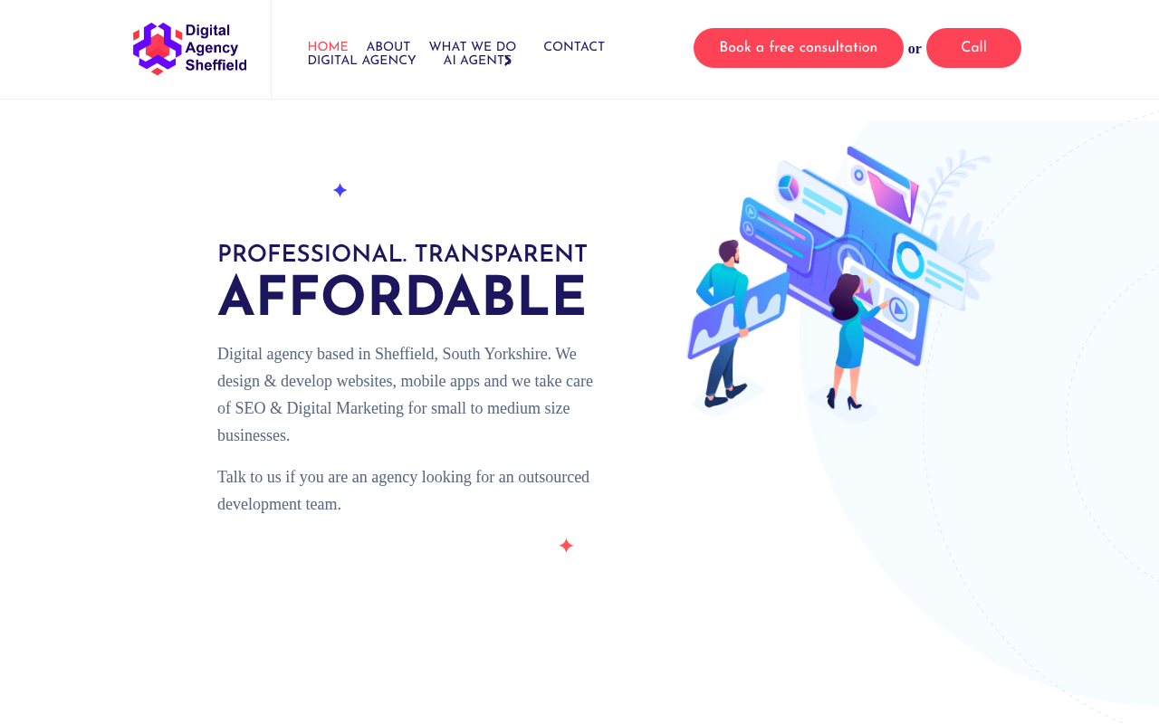 Digital Agency Sheffield screenshot