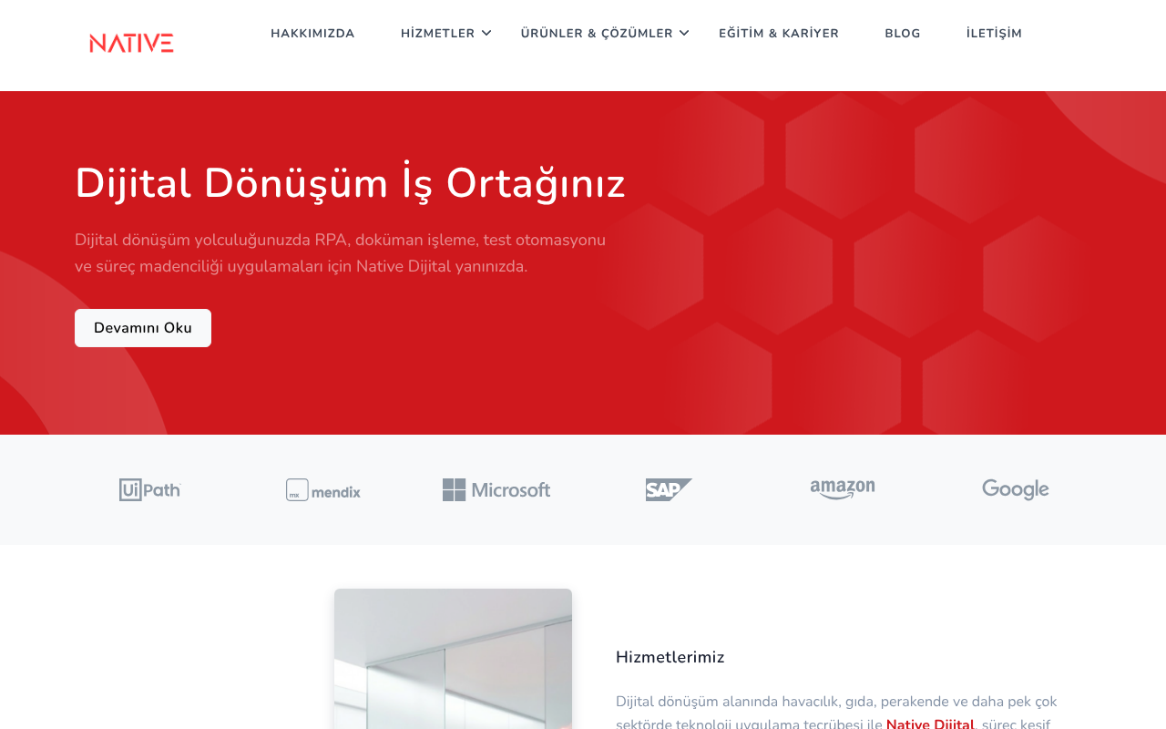 Native Dijital Teknoloji Hizmetleri A.Ş. — Web Directory