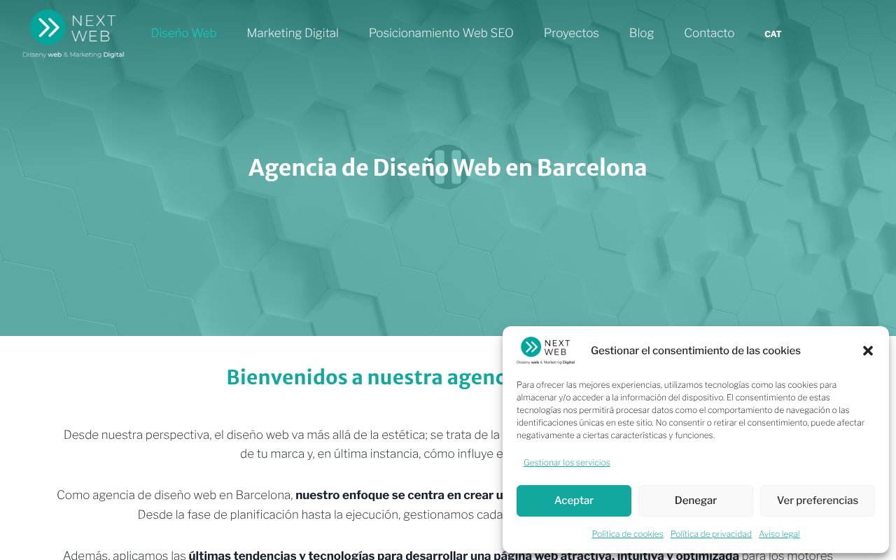 NEXTWEB - Agencia Diseño Web Barcelona